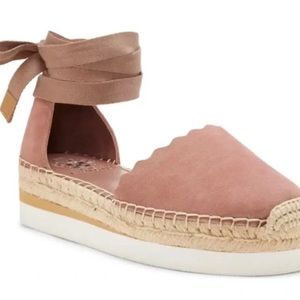 Vince Camuto Brittie Platform Espadrille Sandals pink